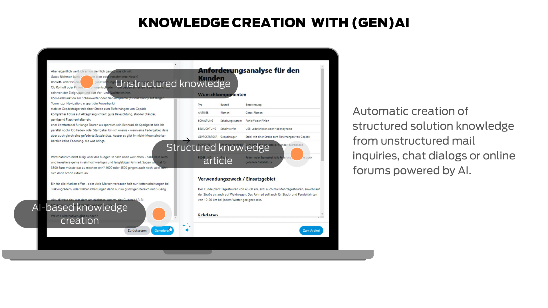 screenshot of Empolis Knowledge Express